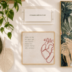Acrílico Decorativo Lar Bordado