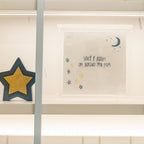 Acrílico Decorativo Infantil com Bordado Você é Assim Azul
