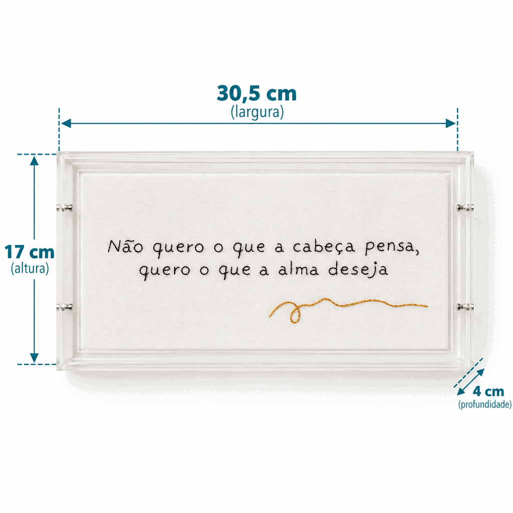 Acrílico Decorativo  Alma