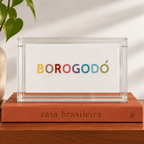 Acrílico Decorativo Borogodó Bordado