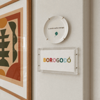 Acrílico Decorativo Borogodó Bordado