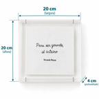 Acrílico Decorativo Ser Grande 20x20 cm