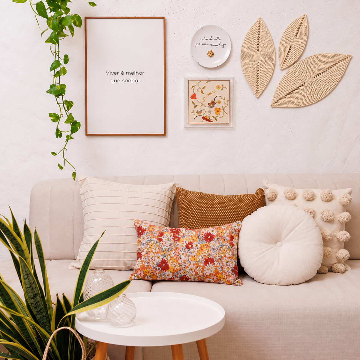 Acrílico Decorativo Com Azulejo Estampado Per Amore