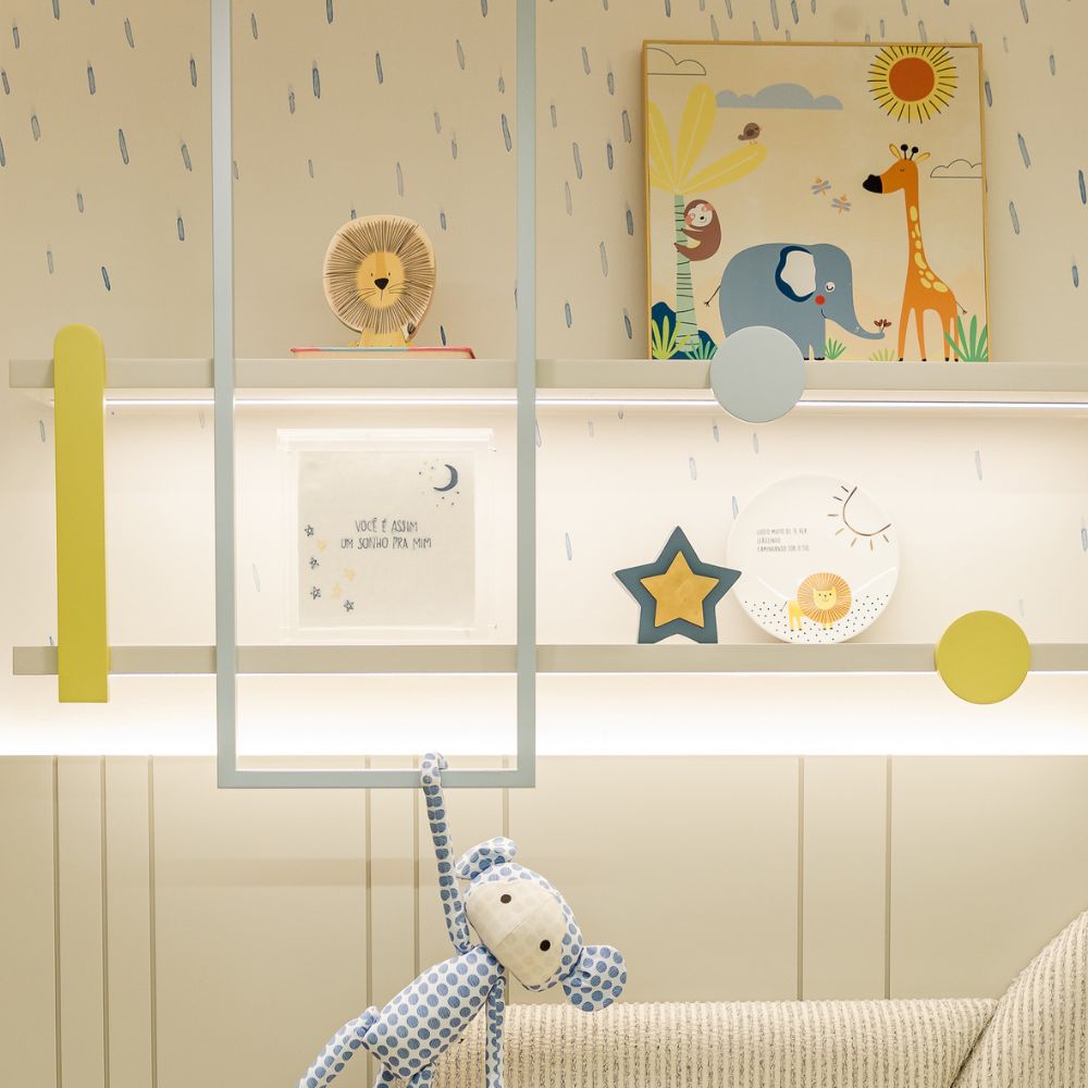 Acrílico Decorativo Infantil com Bordado Você é Assim Azul