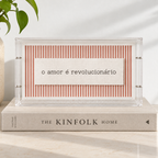 Acrílico Decorativo Amor é Revolucionário 30,5x17x4 cm