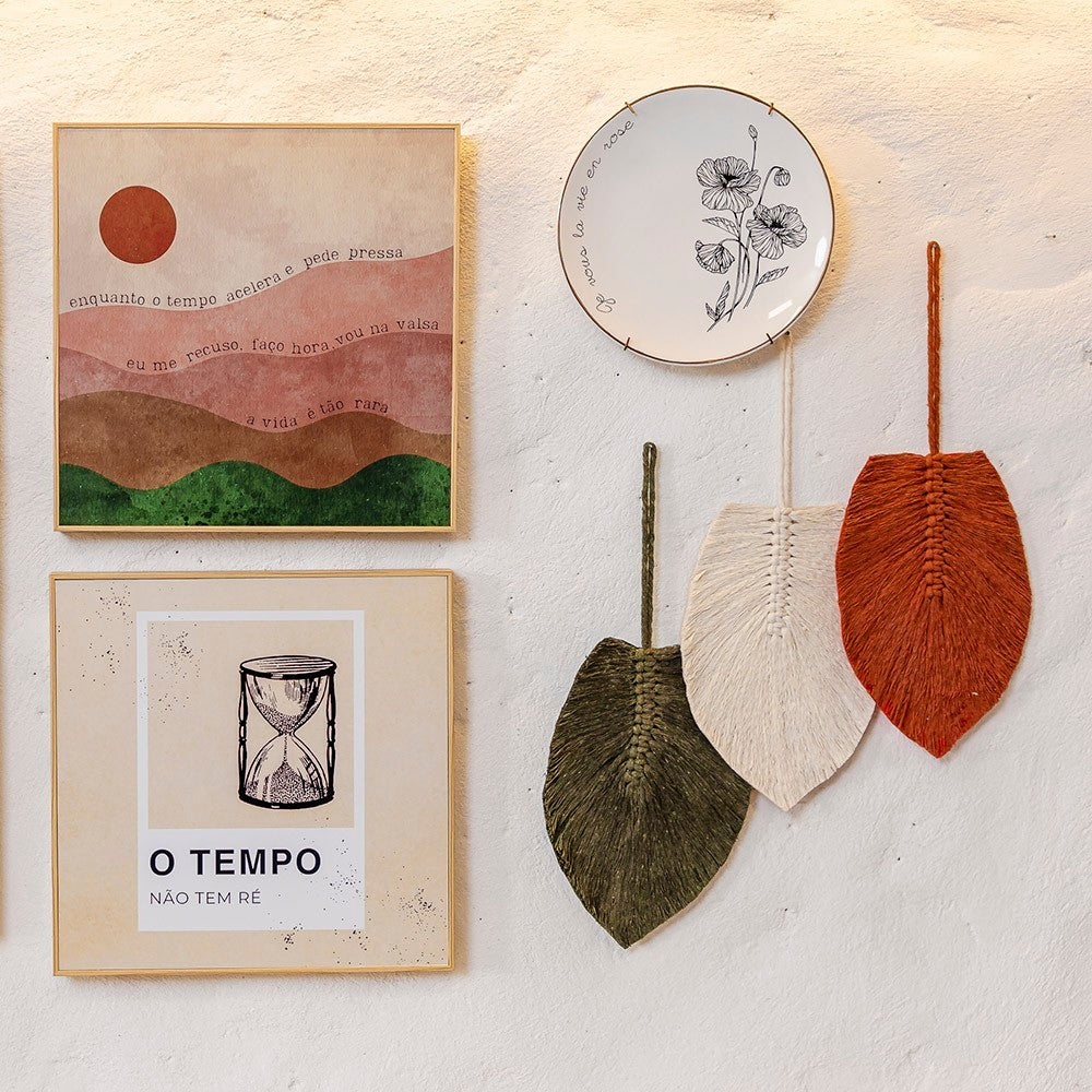 Quadro Decorativo A Vida é Tão Rara em Moldura Filete para Decoração Afetiva