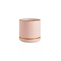 Cachepot Rose com Dourado
