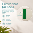 Placa Acrílico Vermelha Viver 33x5 cm para Inspirar Alegria